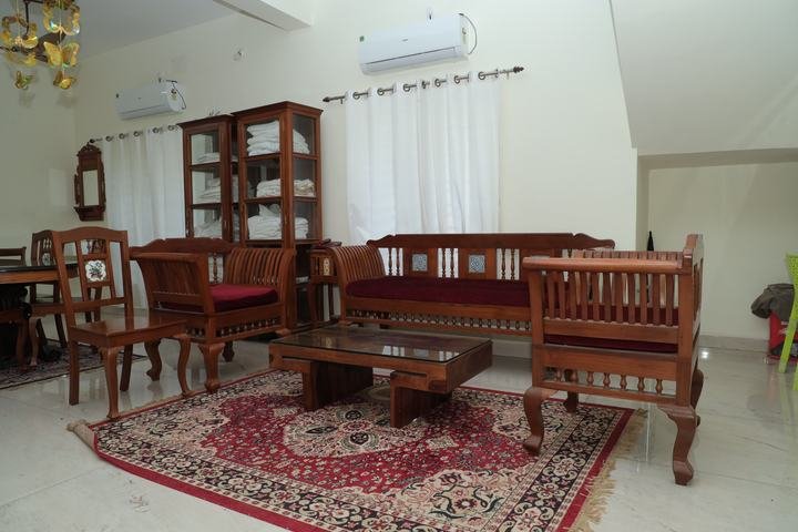 Teak sitting hall